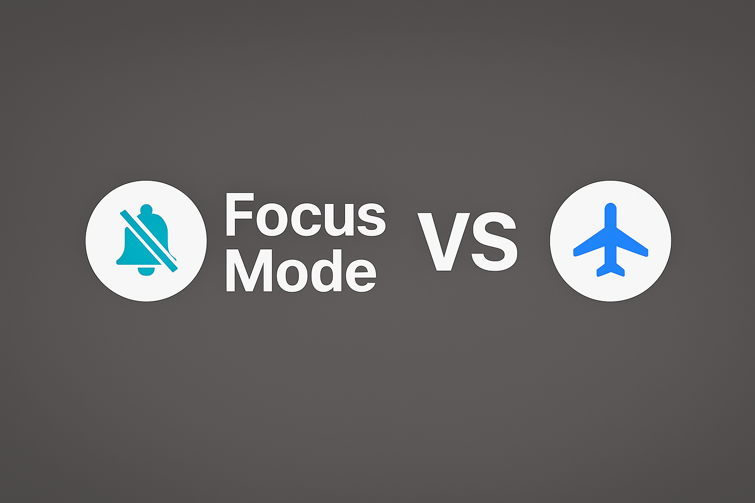 focus mode vs airplane mode